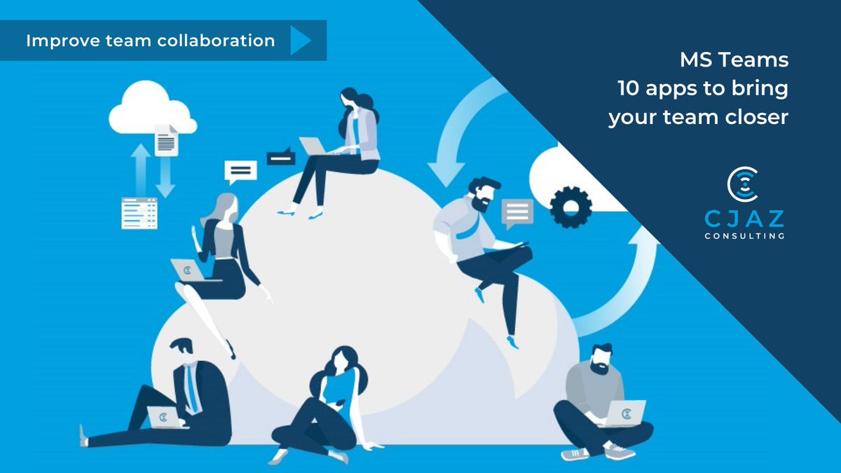 Collaboration Tools to help bring your team closer.

Tracking work progress, sharing reports or just doing a Friday quiz, these 10 #MSTeams apps are a great starting point.

Read our blog cjaz.co.uk/post/ms-teams-… …

#CollaborationTools #teamcollaboration #MSTeams #Apps #MSApps