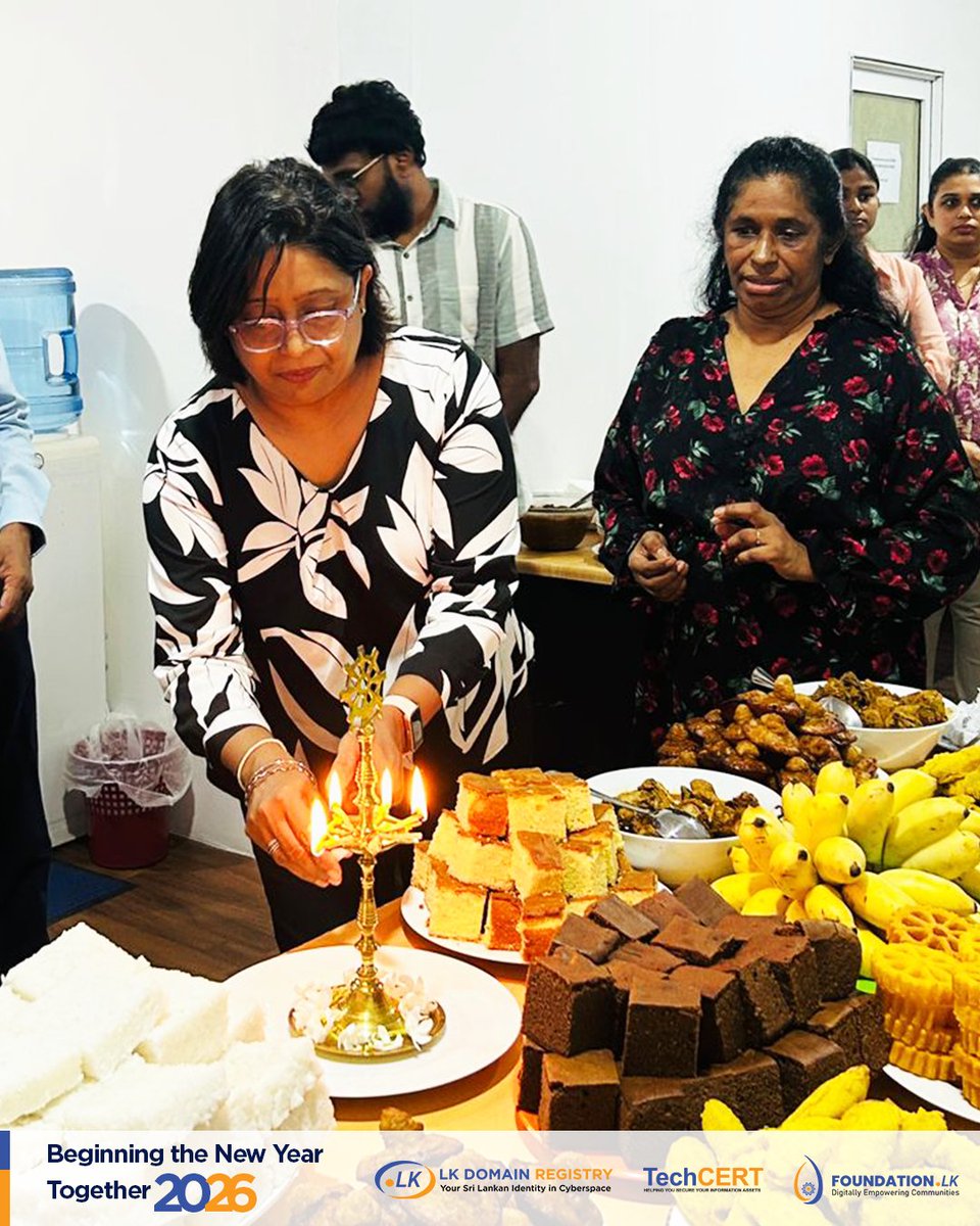 LK_Domain's tweet photo. We began January 1st by observing traditional first-day customs together with Tech CERT  and https://t.co/AFi427HIc9  - embracing shared values, positivity and a strong start to the year ahead.

#LKDomainRegistry #TechCERT #FOUNDATIONLK #NewYear2026 #LK https://t.co/JmJSLLoaB5