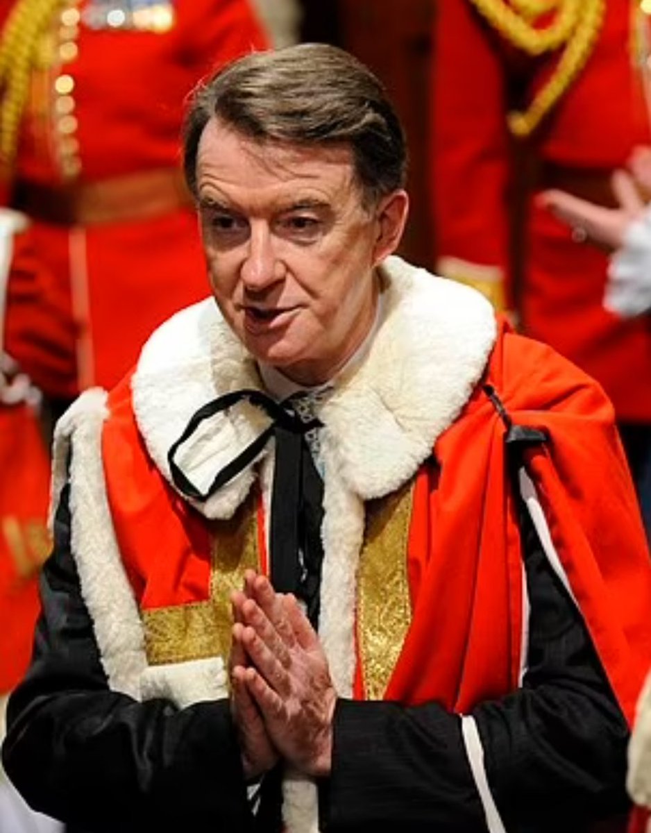 tykestakeonit's tweet image. This creep is still a lord.
And they're still calling him The Right Honourable Lord Mandelson. 🤮