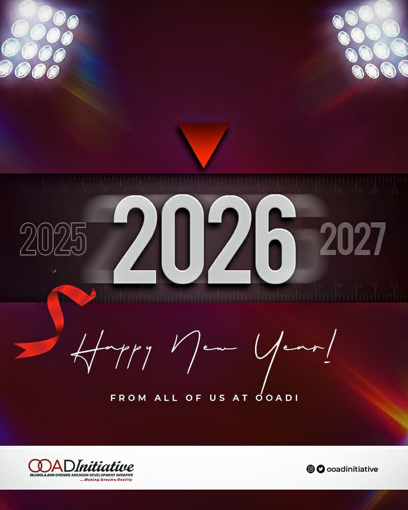 ooadinitiative's tweet photo. Welcome to 2026 🎉🎉🎉

From all of us at OOADI ✨ https://t.co/5oTu9z6XFj