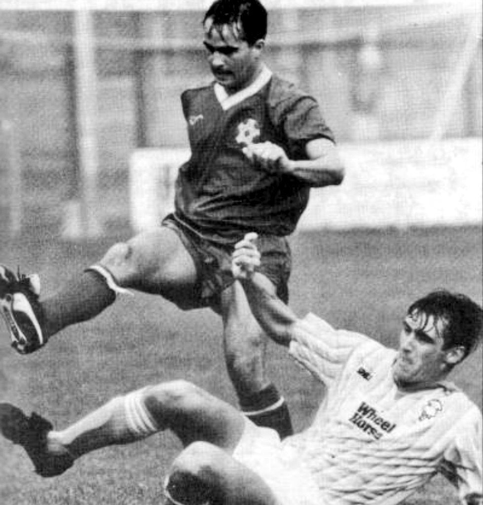 shotsremembered's tweet photo. Happy 60th birthday to Mr Kevan Brown (@KevanBrown05)!

Kevan was a staple at Right Back in the final years of Aldershot FC, making 175 appearances between 1988-92, and scoring twice too. His final appearance came in the club’s last ever game, away at Cardiff

All the best Kevan! https://t.co/lcObaGVSvc