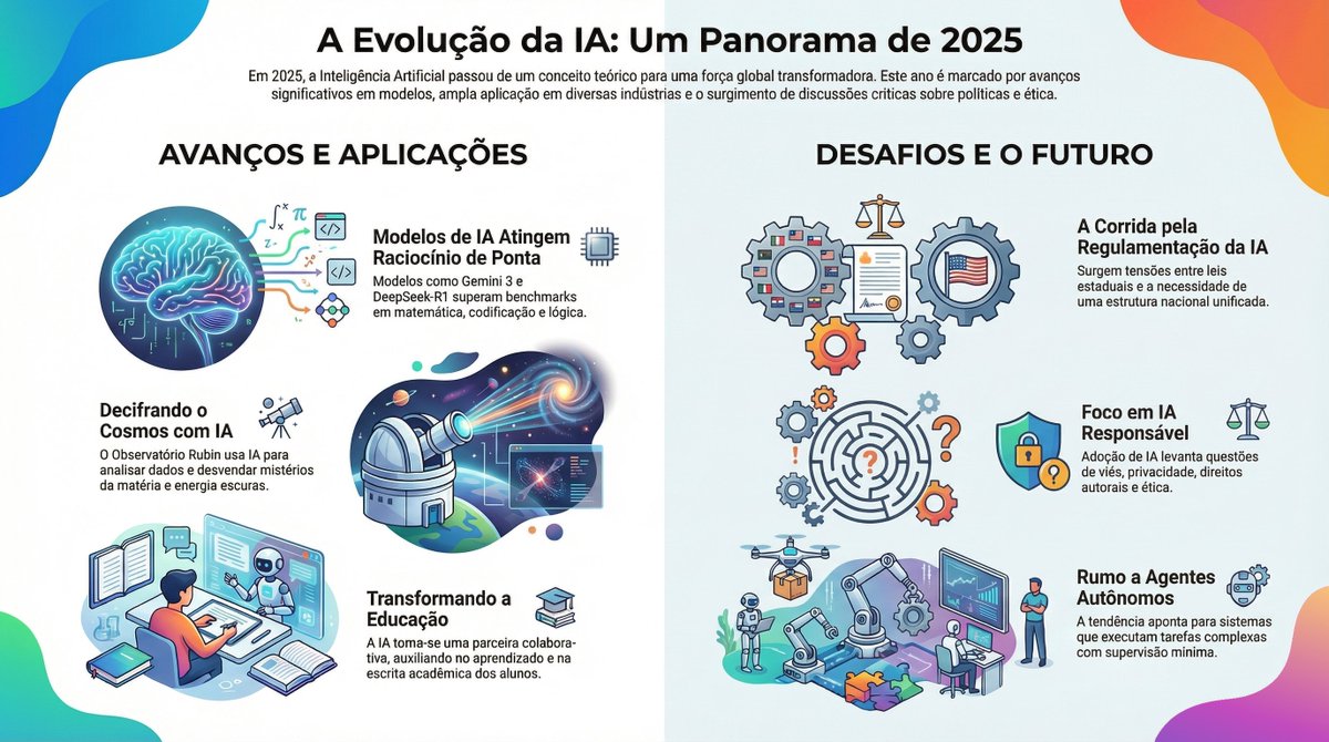 2025 foi um ponto de virada para a IA:
✓ Modelos de raciocínio mudaram o jogo
✓ Sistemas agênticos chegaram ao laboratório
✓ Biologia e medicina aceleraram
O desafio de 2026?
👉 Transformar capacidade em ciência responsável.
Este ano, vou explorar como a IA pode reduzir o uso