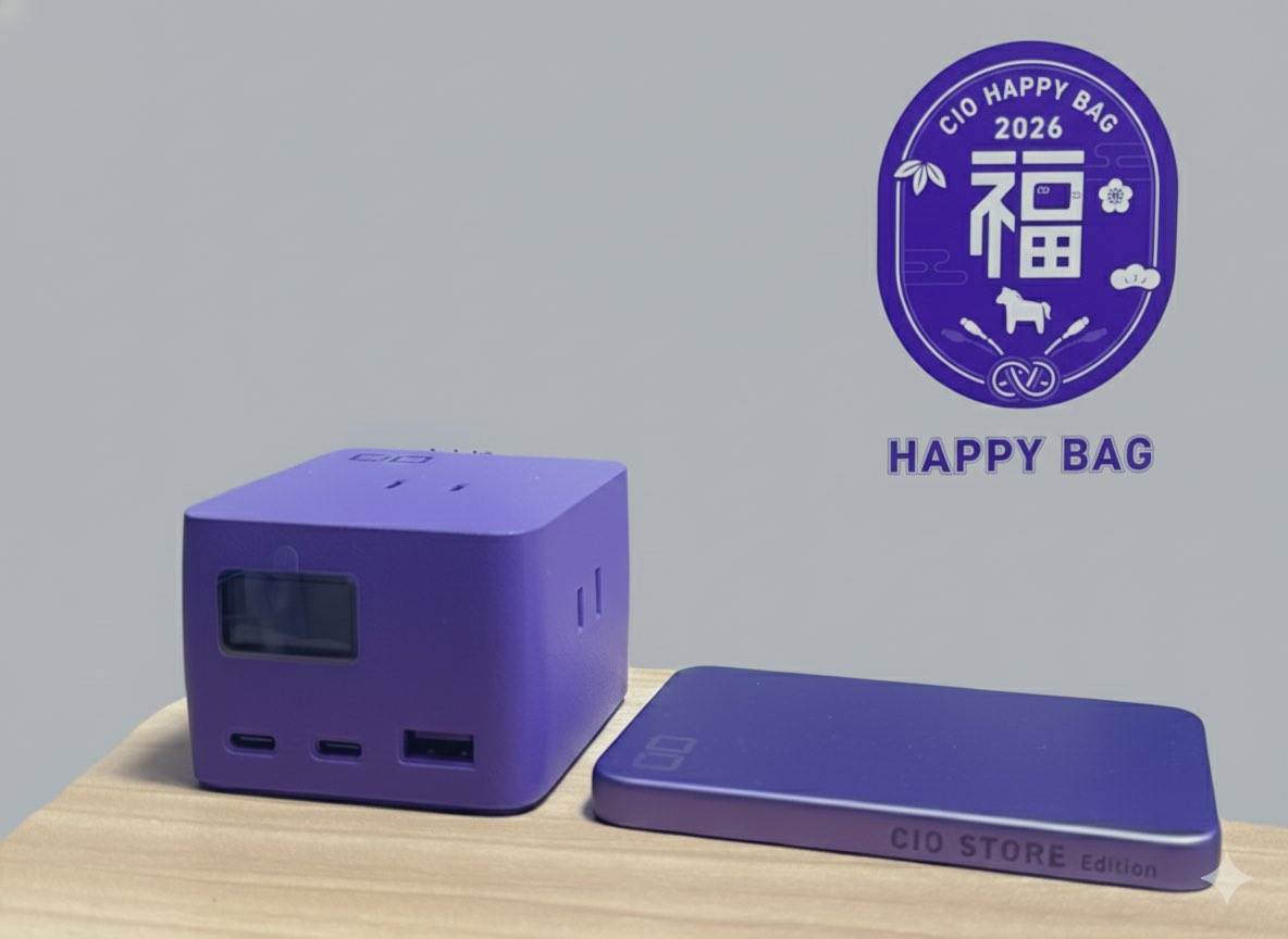 CIOパープル福袋CIOSTORE Edition早速届きました。 CUBEDESKは会社で