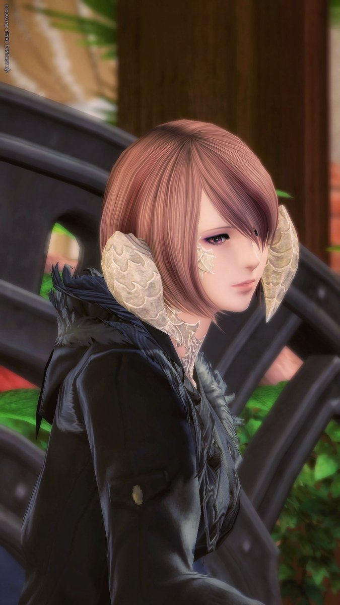 アウラ #蟹角 #FF14SS #FF14 こんばんは（๑ ᷇ 𖥦 ᷆๑)♡ 蟹角アウラ