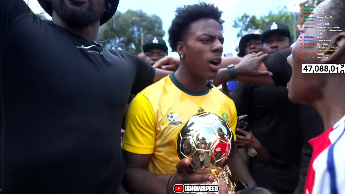 randomshit2838's tweet photo. SPEED MEET SOUTH AFRICAN SAKA 
#IShowSpeed #SpeedLive #SpeedArmy #SpeedGang #SpeedStreams #SpeedFan #SpeedClips #SpeedReacts #SpeedMoment #SpeedOnYouTube https://t.co/ivAEyG2M8b