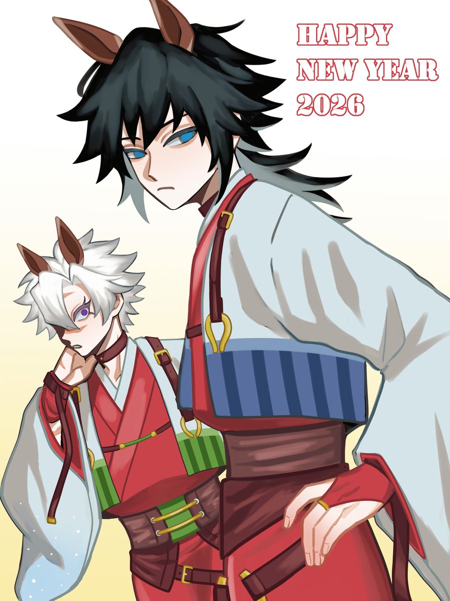 Oxidation_411's tweet image. ぎゆさね🌊🍃
描き初め🐴