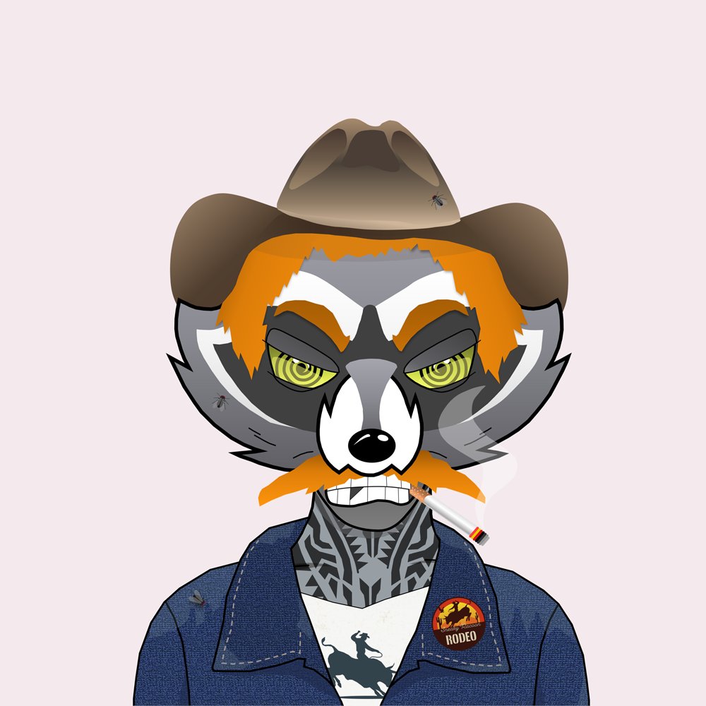 Fuse716's tweet photo. Be a real man, er, cowboy - or get the Sneaky Raccoon NFT #59

#nft #nftart #nftartist #nfts #nftcollector #nftcommunity #cryptoart #cryptoartist #nftanimation #NFTs #openseanft #raribleNFT #OrdinalsNFT #SolanaNFT https://t.co/TWplLNpskr