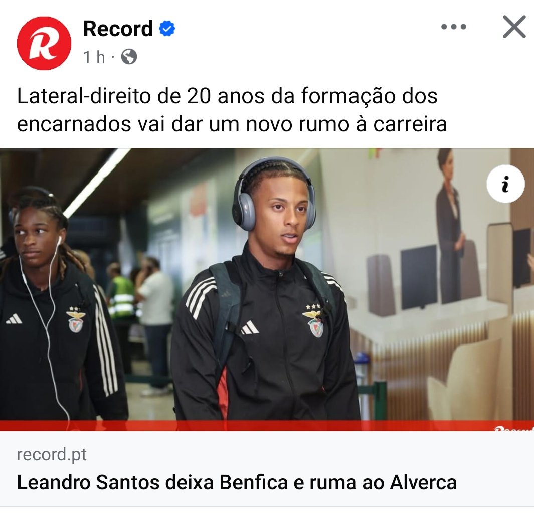 Menos de 1 ano separam estas duas notícias. De reforço do plantel principal a dispensado para o Alverca em menos de 365 dias. É este o extraordinário planeamento desportivo e projeto de formação do <a href="/SLBenfica/">SL Benfica</a> de Rui Costa 👏🏻 Agora é ir buscar mais um Obrador e aprovar o District.