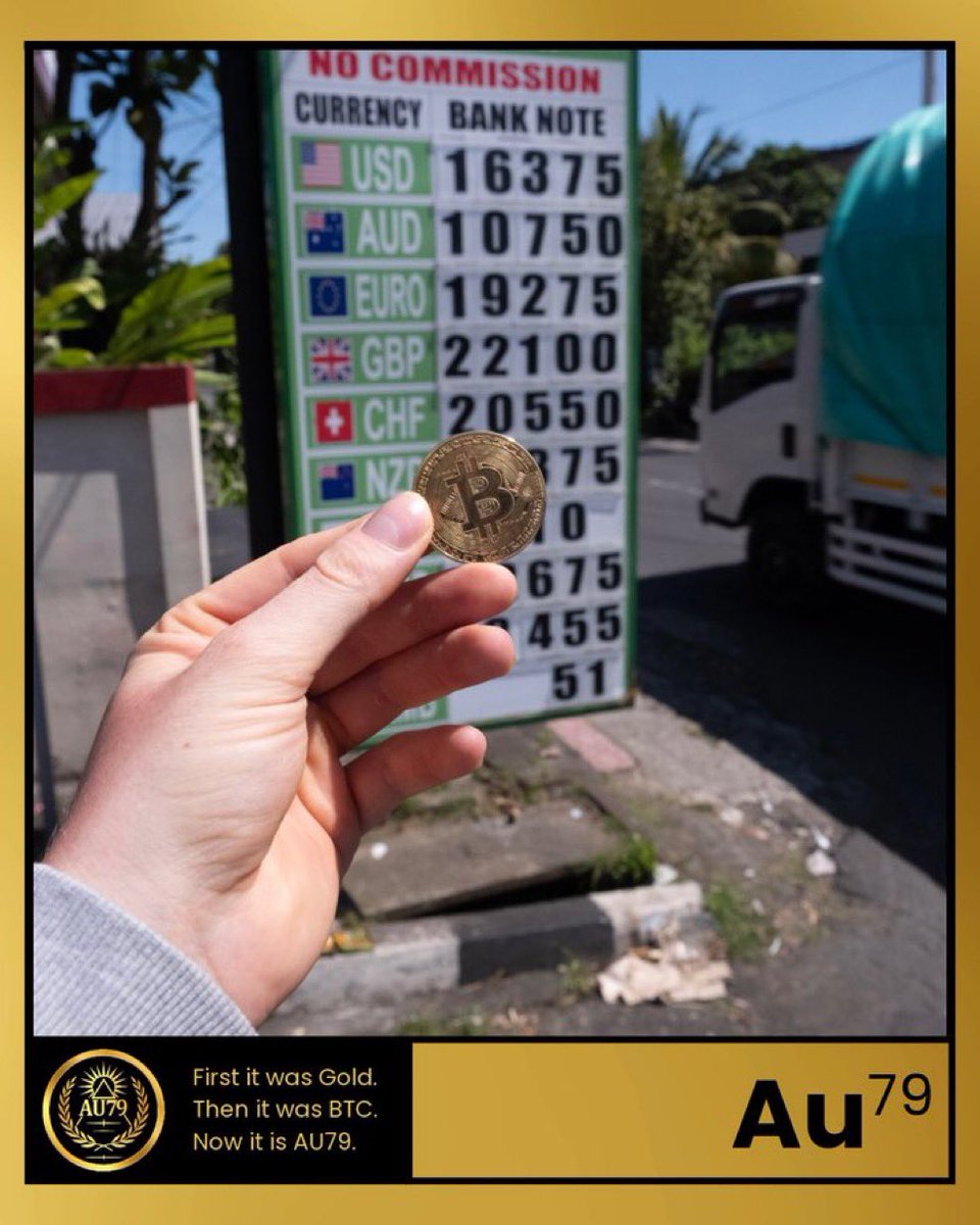 AU79onsol's tweet image. We Have Been Planning.
The Digital Gold Will Not Join The Economy.
It Will Disrupt It.
It Will Rewire The Flow Of Wealth Itself.

$AU79 is Here To Flip The Gold Market. 🌟🌟
