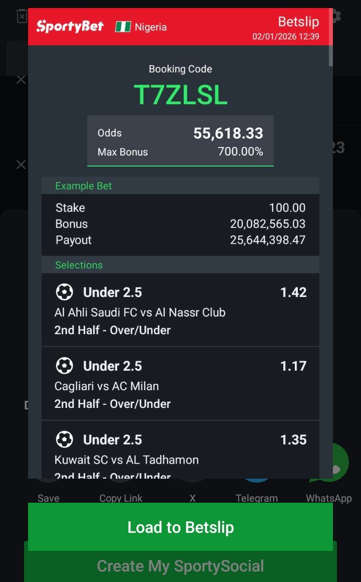 lord_orukpe's tweet image. 2nd half under 2.5✅✅✅✅✅