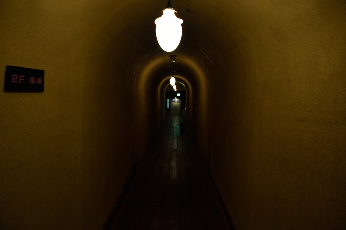 zono_1023's tweet image. 千と千尋のモデルとなった場所
どれも美しい。
これ以外にも複数あったかな。
1枚目　千と千尋の世界に入るトンネル
四万温泉にある積善館の「トンネル」

2枚目　千尋が働く温泉
鬼怒川温泉

3枚目　釜爺のボイラー室
武居三省堂

4枚目
カオナシが立ってる橋
四万温泉「積善館」

#千と千尋の神隠し