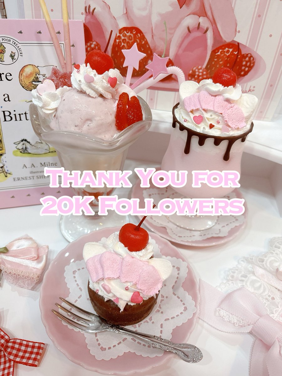 ❤︎ Thank You For 20K Followers ❤︎

インスタフォロワー20,000人達成記念
お得な価格でキャンペーンします♡
詳しくはインスタをご覧ください🧁🎉

そしてXでこちらの投稿をリポストで
1組(2名様)めるてぃーねこちゃんせっと
無料ご招待いたします🎀
