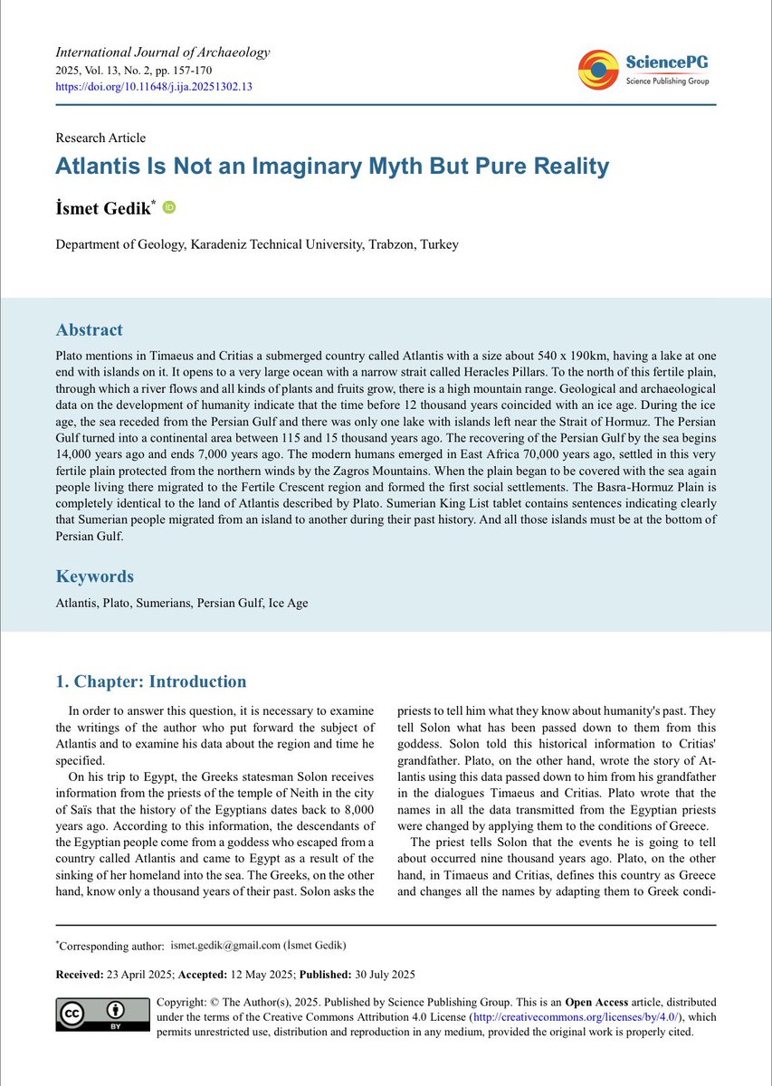 <a href="/histories_arch/">ArchaeoHistories</a> Yes, here’s another hard hitting paper published just last month in the notoriously predatory and pseudoscientific International Journal of Archaeology, which published one or more pseudoscientific papers on the Shroud of Turin pretty much every issue.
