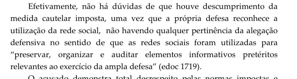 Li a decisão. Alexandre de Moraes, o da esposa com contrato de R$ 129 milhões com banqueiro enrolado, mandou prender Filipe Martins admitindo que quem acessou seu LinkedIn pode ter sido sua defesa. Isso mesmo! Moraes mandou pra cadeia alguém por uma ação de seu advogado. <a href="/CFOAB/">OAB Nacional</a> ?