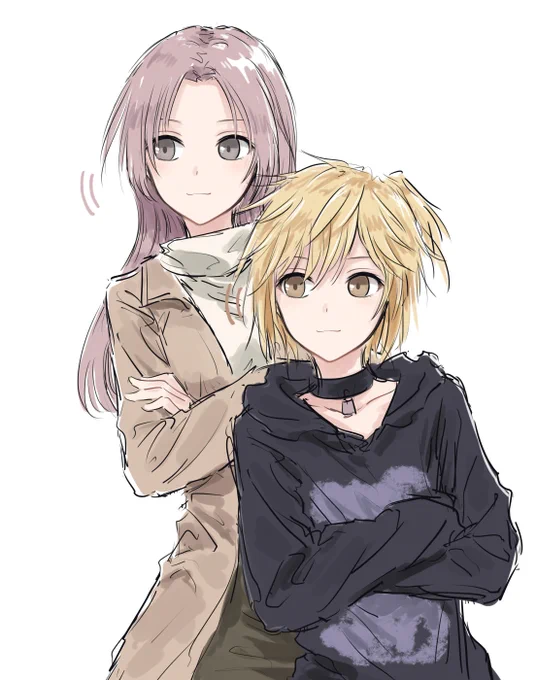 緋彩と渚