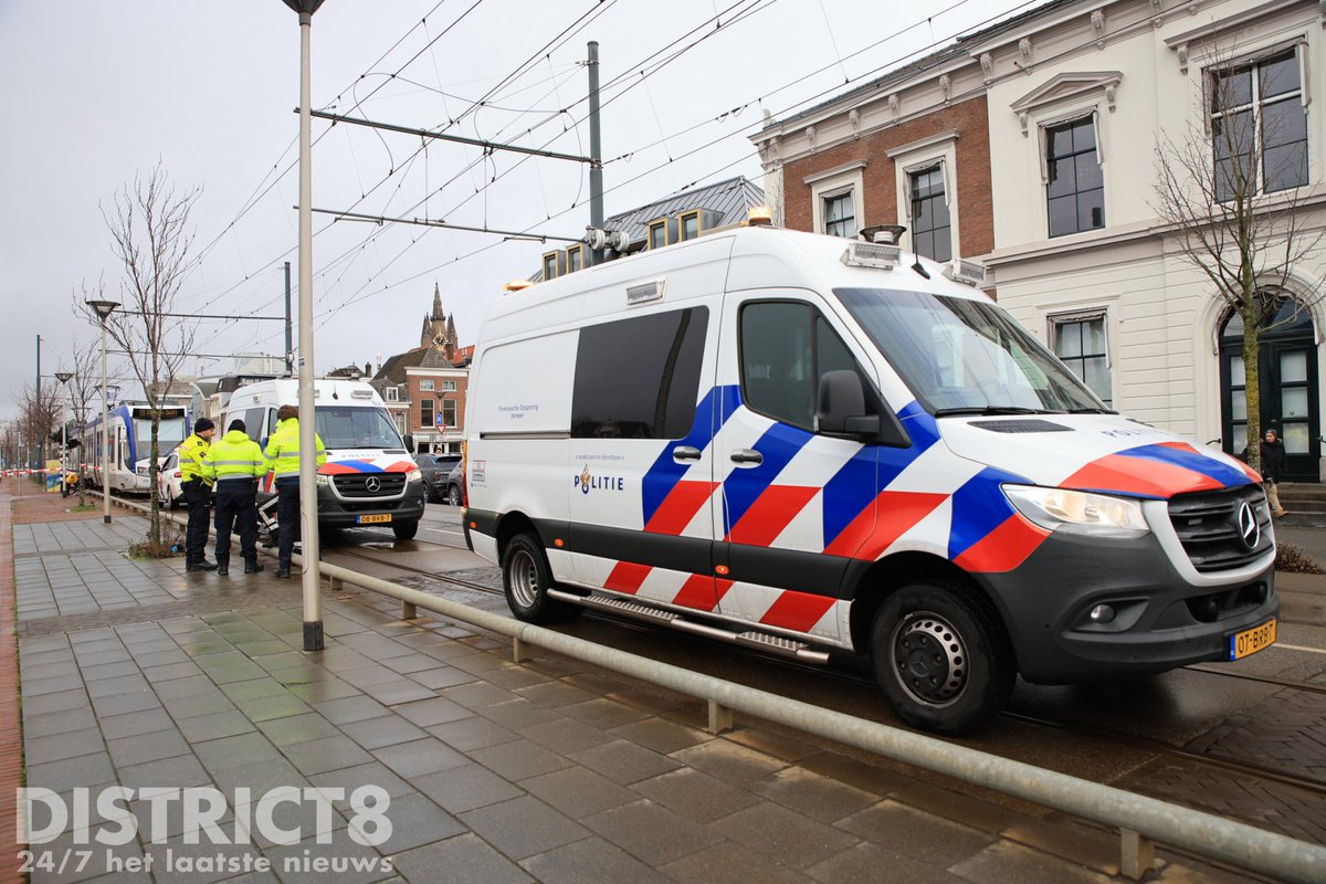 Tramverkeer in Delft gestremd door sporenonderzoek