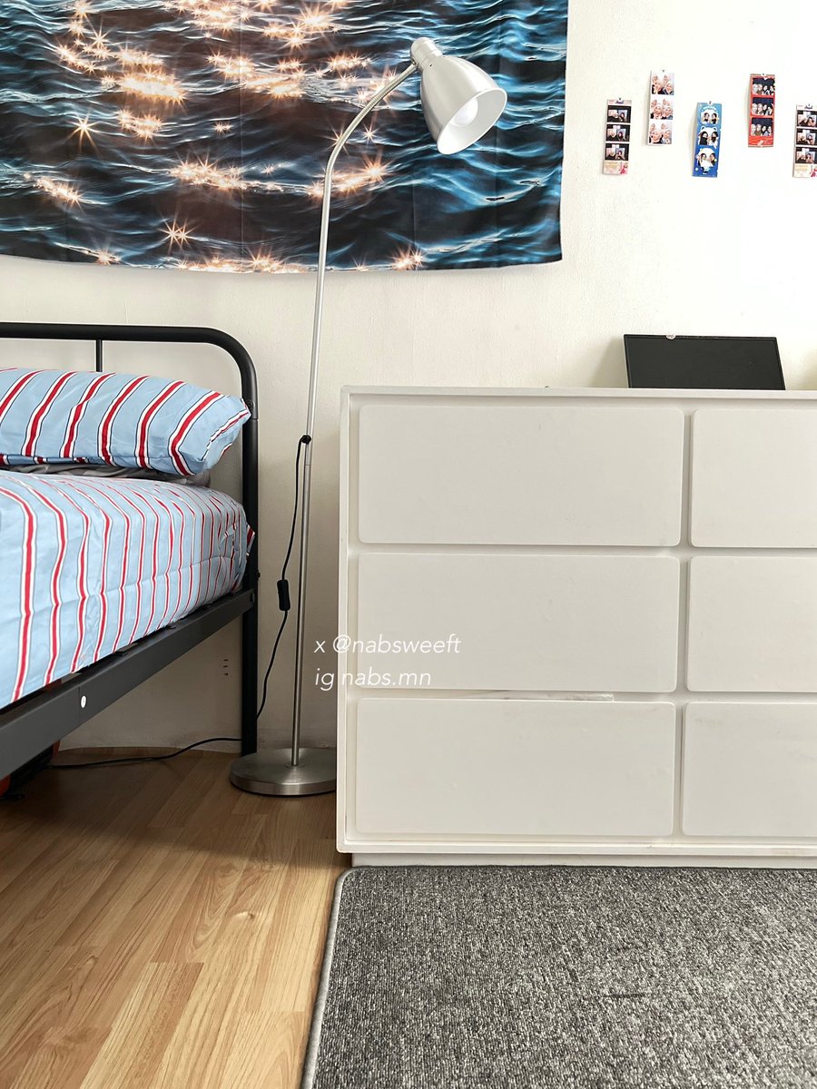 nabsweeft's tweet image. finally got my BIGGEST purchase ever… and look how GOOD this drawer looks 😭✨