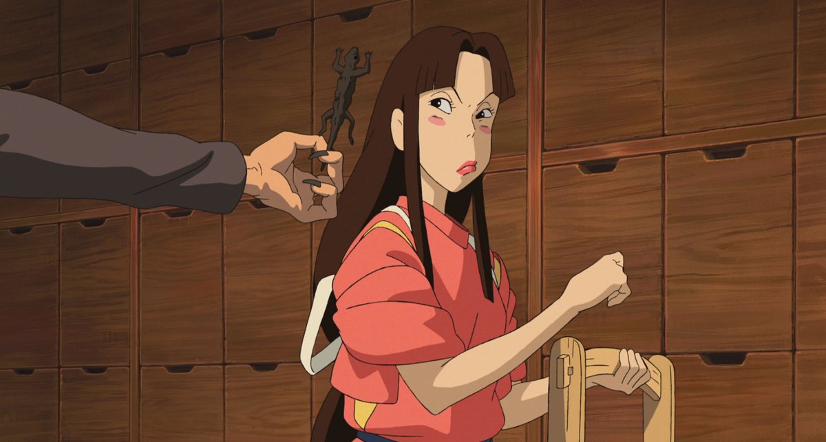 釜爺がちらつかせているイモリの黒焼きは、絵コンテには「密輸時代の