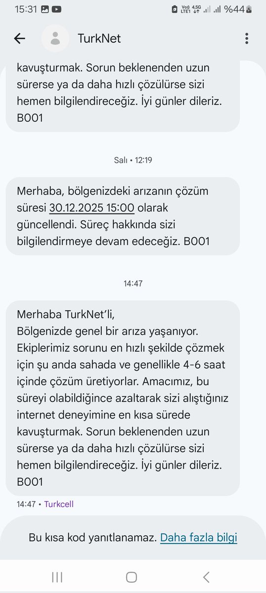 knnozyz's tweet photo. Bunun henüz saati belli değil hiçbir şekilde ulaşım sağlayamıyorum:) bu 3 @Turknet tabii telefon değiştirdiğim için diğerlerini alamadım. Bu şekilde 1 ayda bana sadece 3 5 gün internet kullandırttınız. Ama fatura ödemeye gelince her yerden bildirim yapıp aramayı biliyorsunuz. https://t.co/hkOfnIiVcz