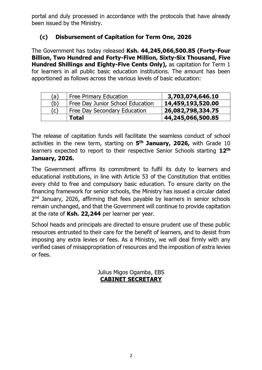 HonJuliusMigos's tweet image. PRESS RELEASE