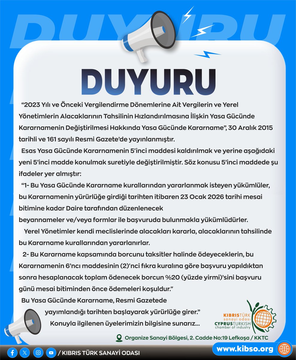 K.T. Sanayi Odası (@sanayiodasi) on Twitter photo 