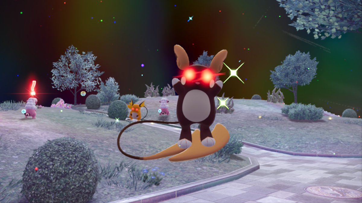OMG OMG OMG OMG OMG

SHINY….ALPHA….ALOLAN….RAICHU!!!

😱😱😱😱😱😱😱😱😱

My first Shiny of 2026!!! 🎉 

#ShinyPokemon #ShinyRaichu #Shalpha #MegaDimensions #PokemonLegendsZA #DLC