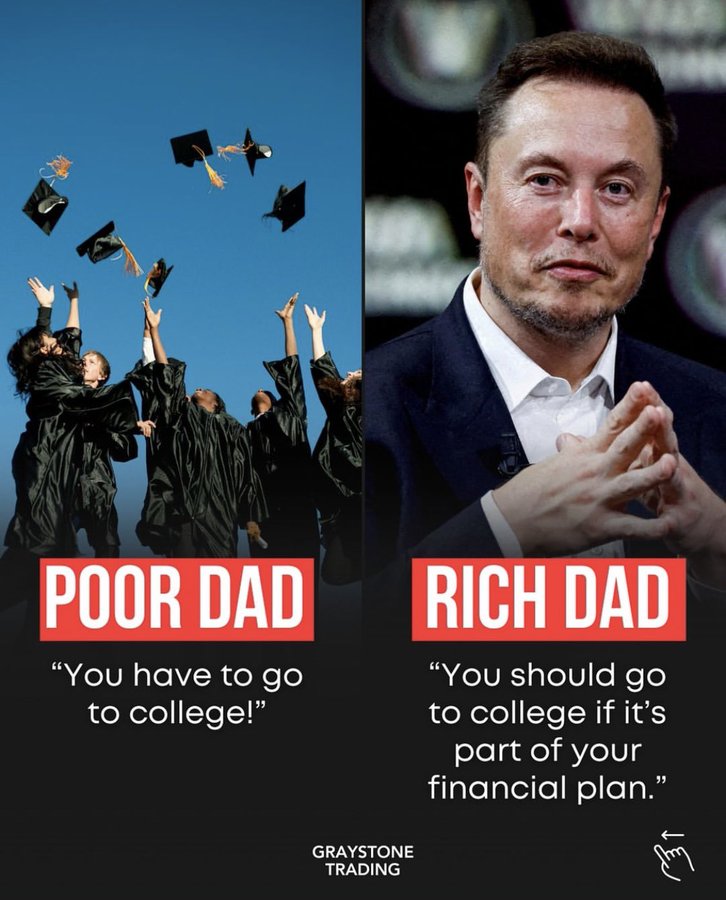 HoliHappiness's tweet image. Two dads. Two mindsets. Two very different financial outcomes.