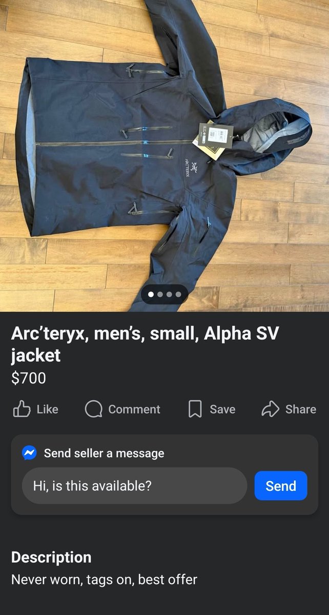 MatG82's tweet image. Someone needs to get this jacket to Kash Patel.  Perfect for him when it drizzles a little.