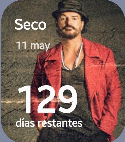 Restando los días 🥰💚 #Seco <a href="/Ricardo_Arjona/">Ricardo Arjona ®</a> 
<a href="/fenix_latam/">FENIX ENTERTAINMENT</a> <a href="/MovistarArenaAR/">MovistarArenaAR</a>