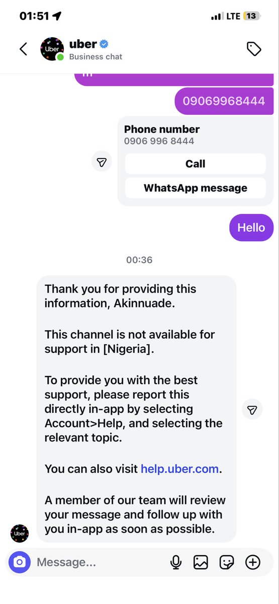 Temmysurprise's tweet photo. Hello everyone ,
On 30th December 2025, I had an issue with a dispatch rider involving a ₦150,000 package. Despite following up @Uber @Uber_Support hasn’t provided the rider after 3 days. This is disheartening for a platform built on trust.
@yabaleftonline @lindaikeji https://t.co/hptXNyQHJI