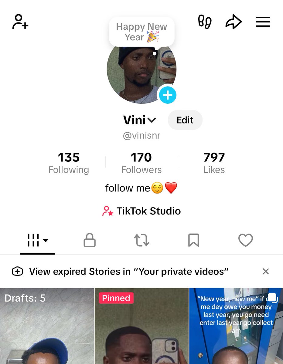 Follow my tiktok guys
