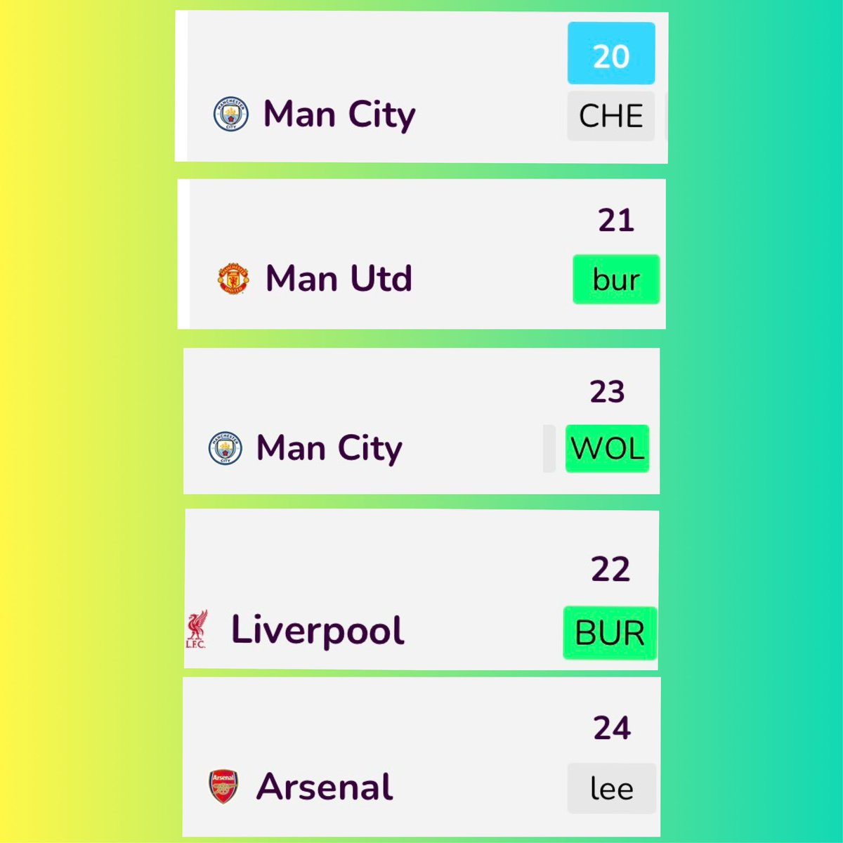FPL GOAT tweet media