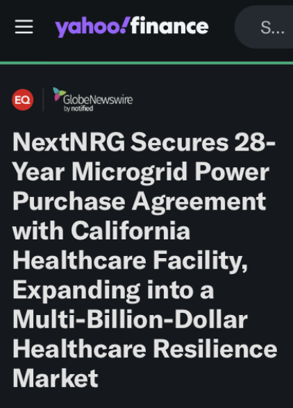 HassieT14068's tweet photo. 28-year healthcare deal | stable cashflow the market hasn't priced in
Healthcare doesn’t sign 28-year energy contracts unless the tech is rock solid

NextNRG Inc. (NXXT)’s microgrid delivers ~$3.85M over the term + 2% annual escalation, backed by solar, batteries, gas backup, and AI orchestration
Meanwhile the company is ripping:
+232% YoY, +271% YoY in November, $73.5M YTD

This isn’t a typical microcap anymore - it’s an energy-infra model with long-term visibility
PT: $5.5

$ONDS $NVDA $PLUG #Rashmer #RoseBowl #SugarBowl