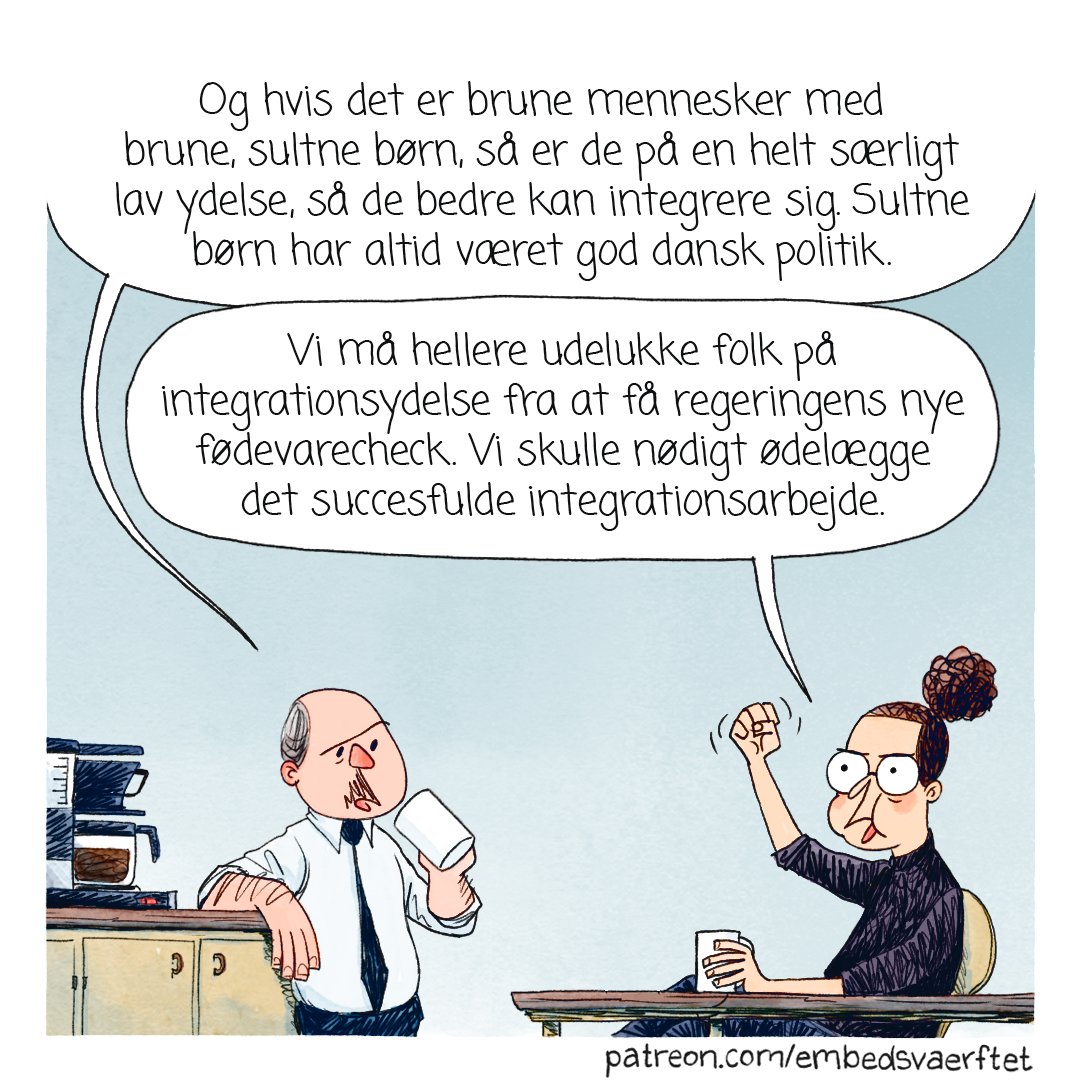 Vi er tilbage fra juleferie, og nu skal vi åbenbart til at gå op i, om folk har råd til mad. Nu har vi knoklet for det modsatte i så mange år... #dkpol