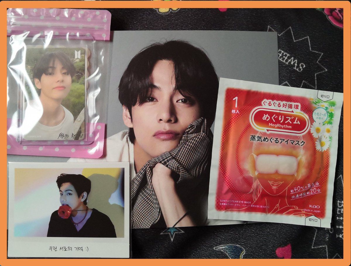 たまみさん(<a href="/tomahawklove111/">たまみ</a>)の企画で当選したお品が届きました🎁✨

素敵なテヒョン💓
お部屋に飾って毎日眺めさせて頂きます🤗
アイマスクまで付けて頂き本当にありがとうございました🥰