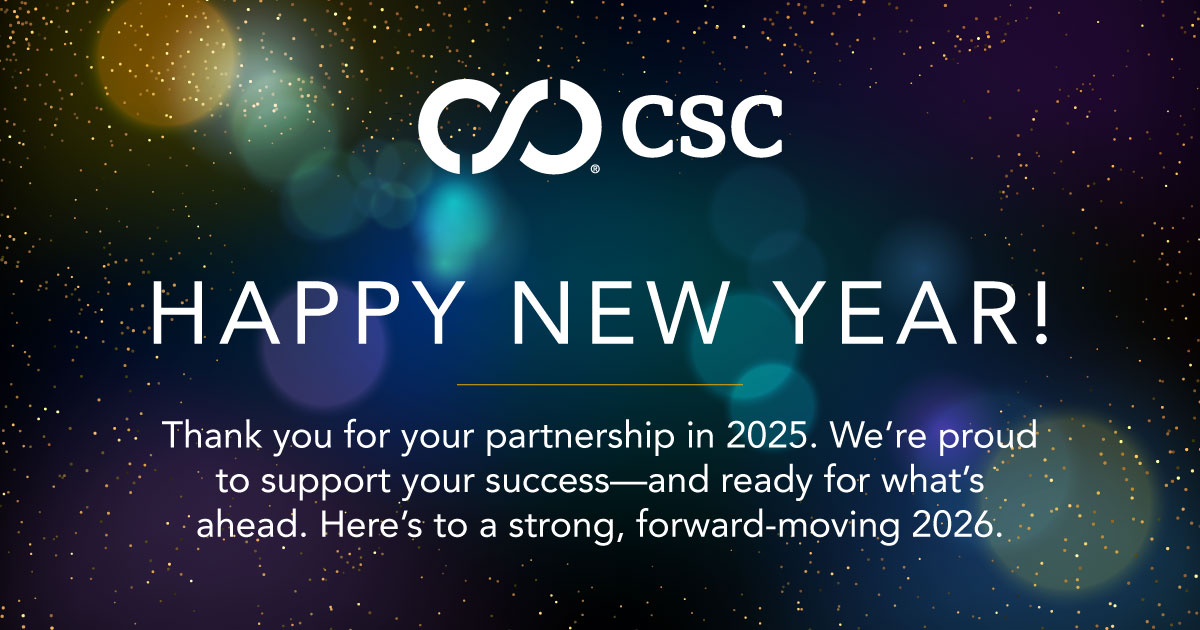 Happy New Year! 

#CSC