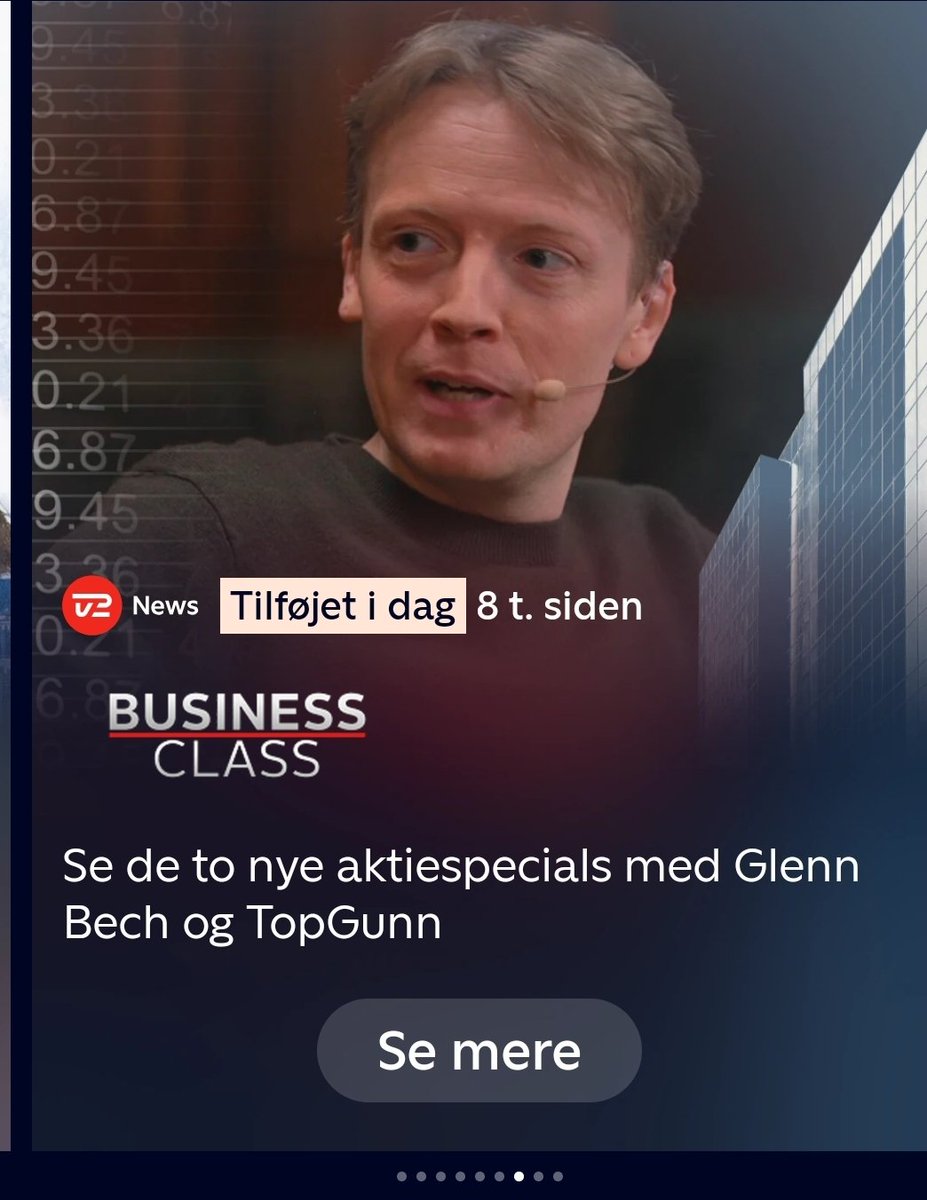 For første gang er jeg lidt nervøs for aktier 📉💸

<a href="/tv2newsdk/">TV 2 NEWS</a> sætter fokus på Investering i to programmer?!!?!??

Mener de lancerede fanansnyheder lige før Finanskrisen