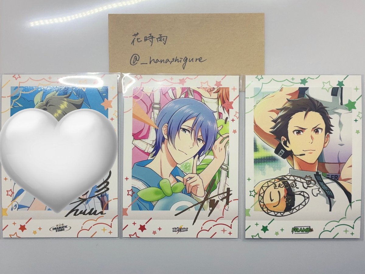 _hanashigure's tweet photo. 【交換】アイドルマスター SideM ぱしゃこれ 第9弾

譲：
箔 夏来、龍
N 冬馬、北斗、誠司、朱雀、アスラン、志狼、直央、かのん、道流、漣、百々人2

求：
箔 薫＞過去弾 恭二
N みのり＞薫、次郎、道夫＞(友人分)咲、タケル、過去弾 恭二

箔⇔箔、お手渡しor郵送、1〜⭕️
お気軽にお声かけください🌸 https://t.co/OZBuqM88Sb