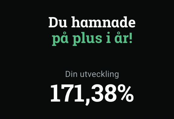 justusth's tweet photo. 2025 klart, nu ser vi fram emot 2026 https://t.co/RkgixK0750