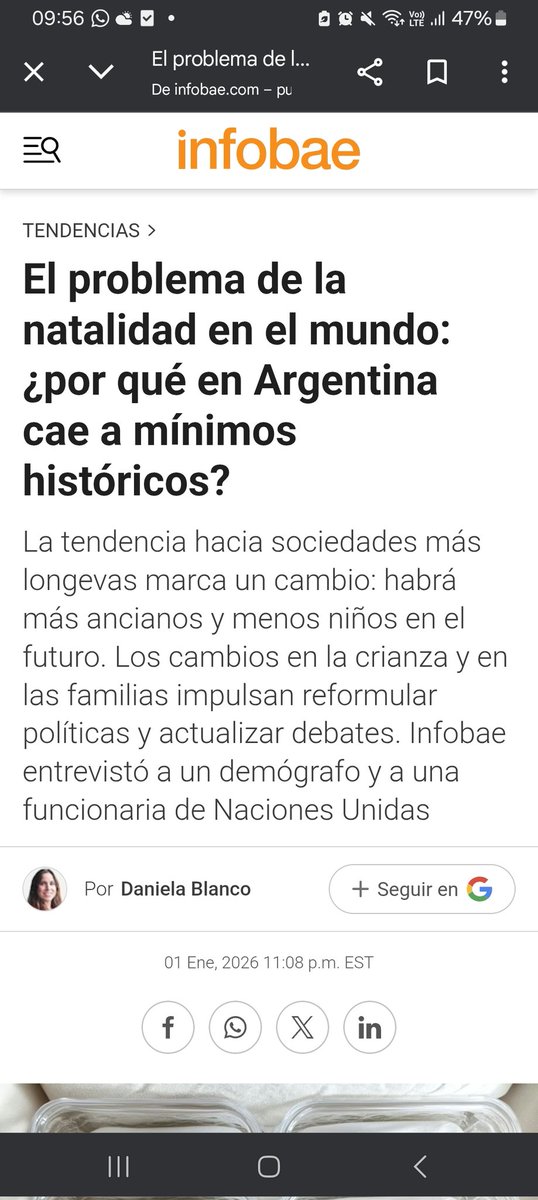 Aborto, ideología de género y el ataque a la familia son la causa.  Aunque este artículo ensaya un montón de excusas que no son la causa principal. 
Sr presidente Milei
Hay que sacar el aborto de nuestras leyes 
Hay que  enseñar sexualidad natural
Hay que  fortalecer la flia