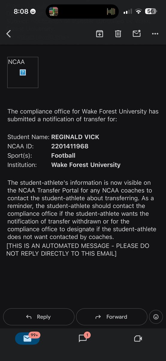 Reginald Vick Jr tweet media