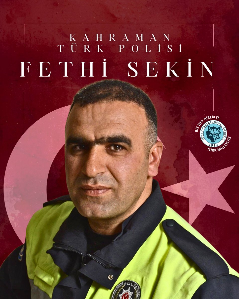 Kahraman Türk Polisi #FethiSekin’i şehadetinin yıl dönümünde rahmet ve minnetle anıyoruz.