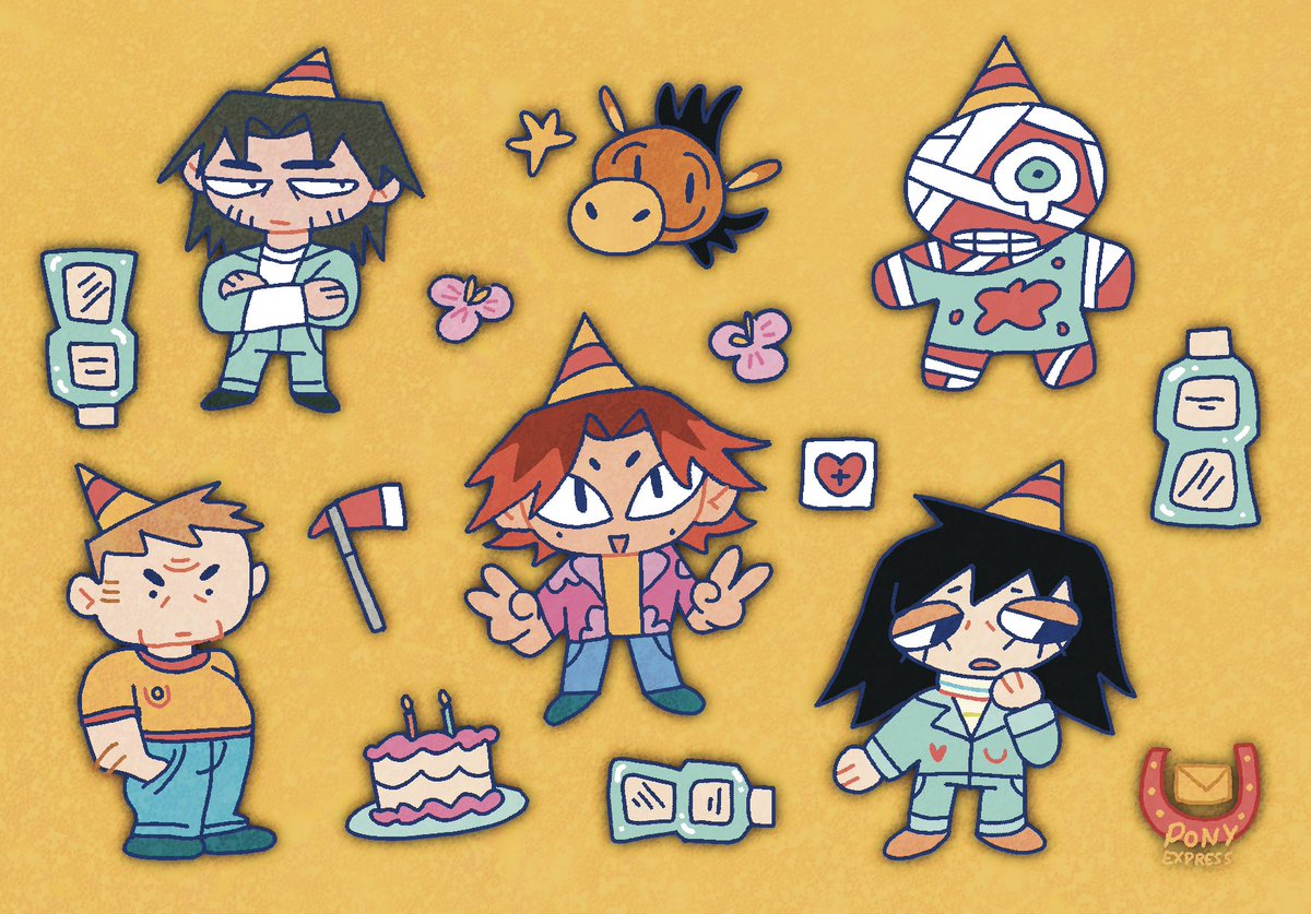 designing some mw sticker sheets <3