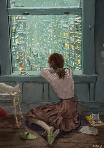 gregcatarino1's tweet image. "January is the month for dreaming."

- Jean Hersey/by endmionart