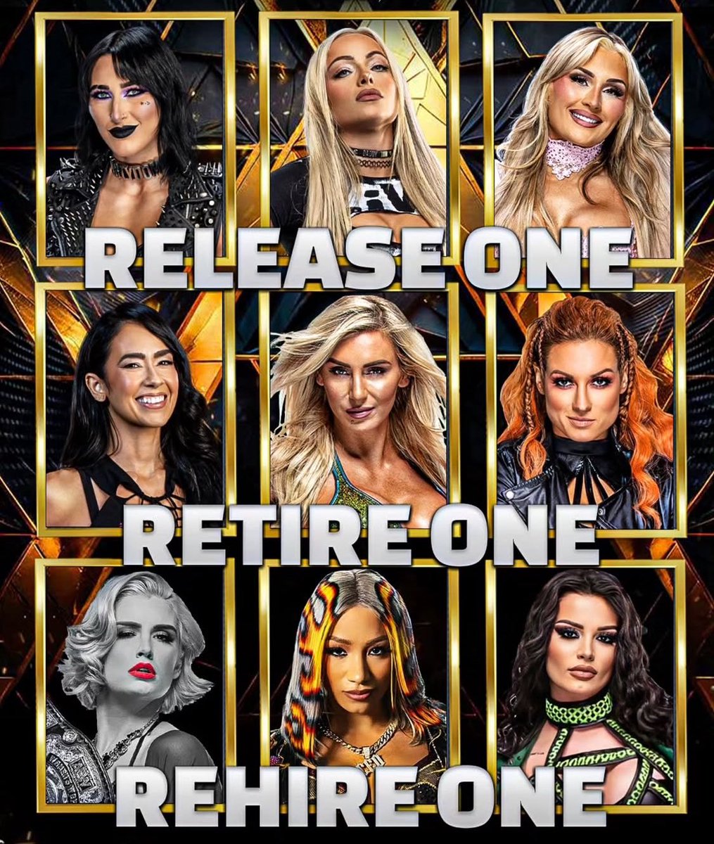 DirtyDomDom's tweet photo. You’ve got the Power Of the GM 

Release One. Retire One. Rehire One. 

Who would you pick ? https://t.co/pJc9esiWQj