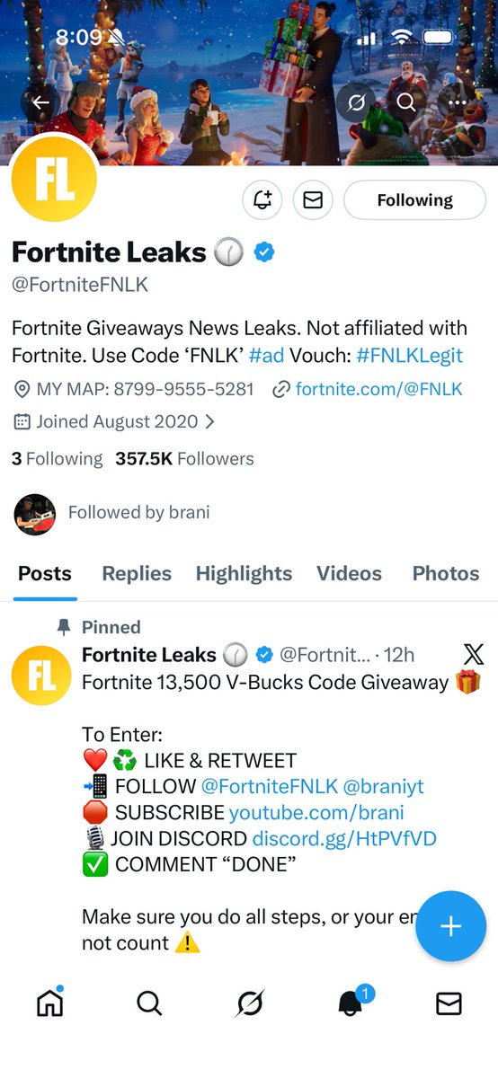 LamentssYT's tweet photo. @FortniteFNLK @braniyt Done https://t.co/0Vl4VGAlcK