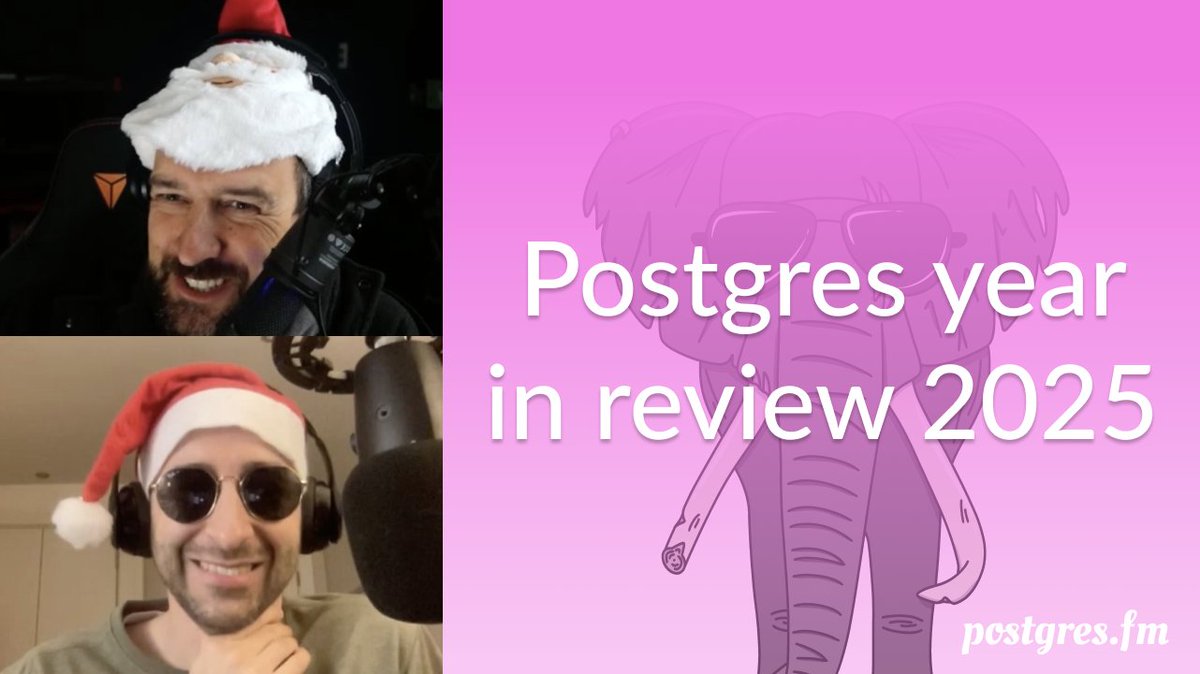 Postgres FM tweet media