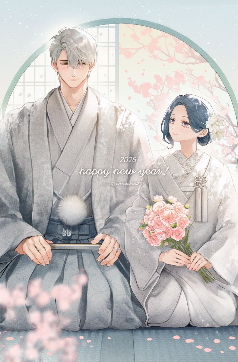 harumixx217's tweet image. 2026年もよろしくお願いします！皆さまにとって素敵な一年となりますように🎍🌸
