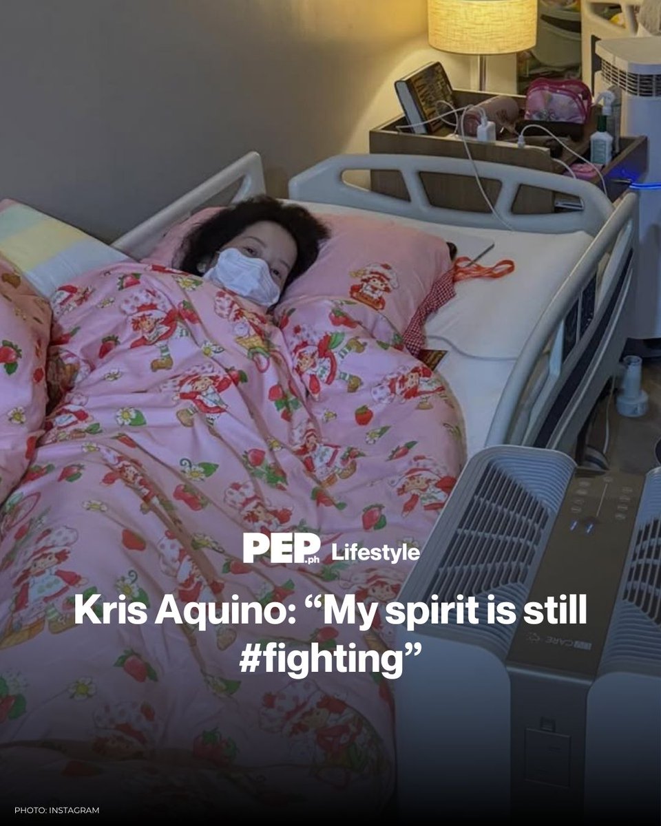 PEPalerts's tweet image. Kris Aquino: "My body is at its weakest but my spirit is still #fighting."
pep.ph/lifestyle/heal…