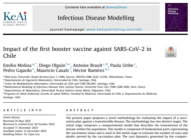 🇨🇱 Un estudio en Chile muestra que la primera dosis de refuerzo contra SARS-CoV-2 evitó un 84% de los casos y un 78% de las muertes entre agosto y diciembre de 2021.

Paper: doi.org/10.1016/j.idm.…